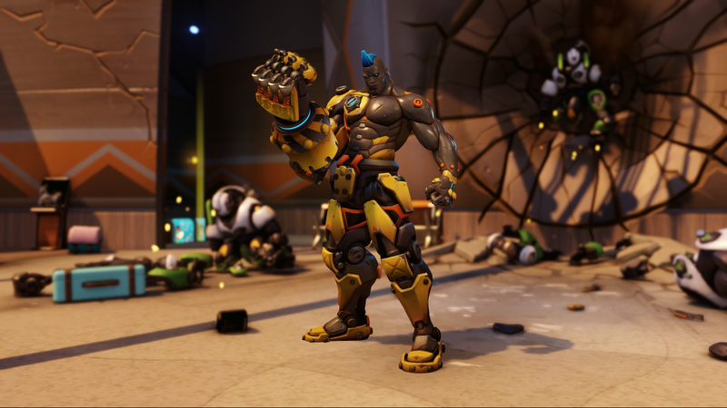 Illustration for article titled Doomfist's New Skins Are Cool